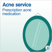 Acne service prescription acne medication